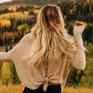 Out From Under Jojo Oversized Thermal Button-Front